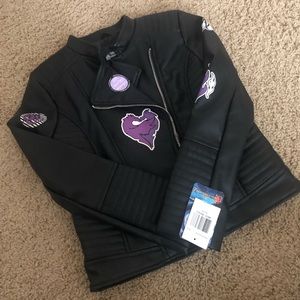 Faux Leather Descendants  jacket